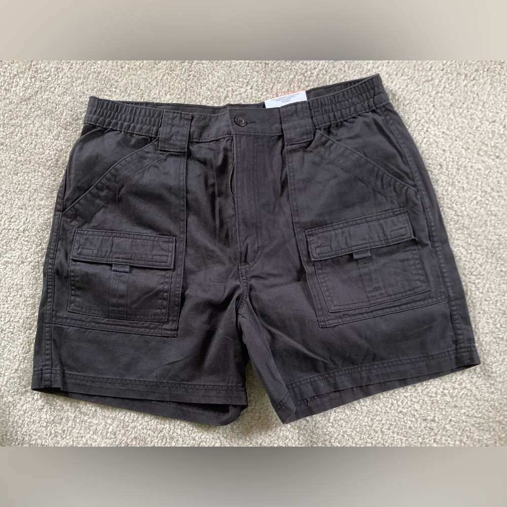 Men's Black Cargo Shorts